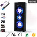 BBQ KBQ-166 NEW hot-selling multimedia speaker system wireless tower wood bluetooth speaker